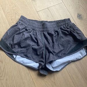 Lululemon Grey Hottie Hot Shorts! 2.5 inch